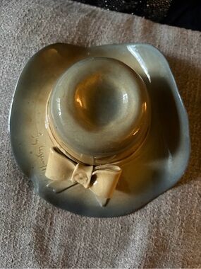 Decorative Ceramic Hat in Light Tan by Guy Legault